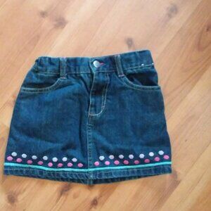 Girls Gymboree denim skirt size 5